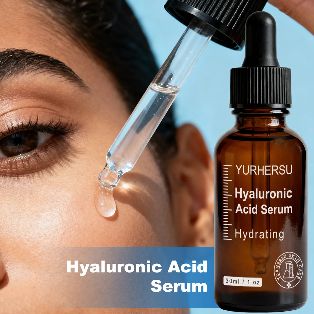 Sérum facial con ácido hialurónico 💧 hidratación profunda y piel firme