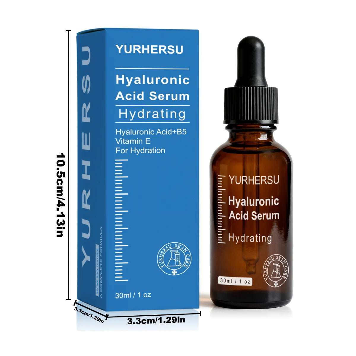 Sérum facial con ácido hialurónico 💧 hidratación profunda y piel firme